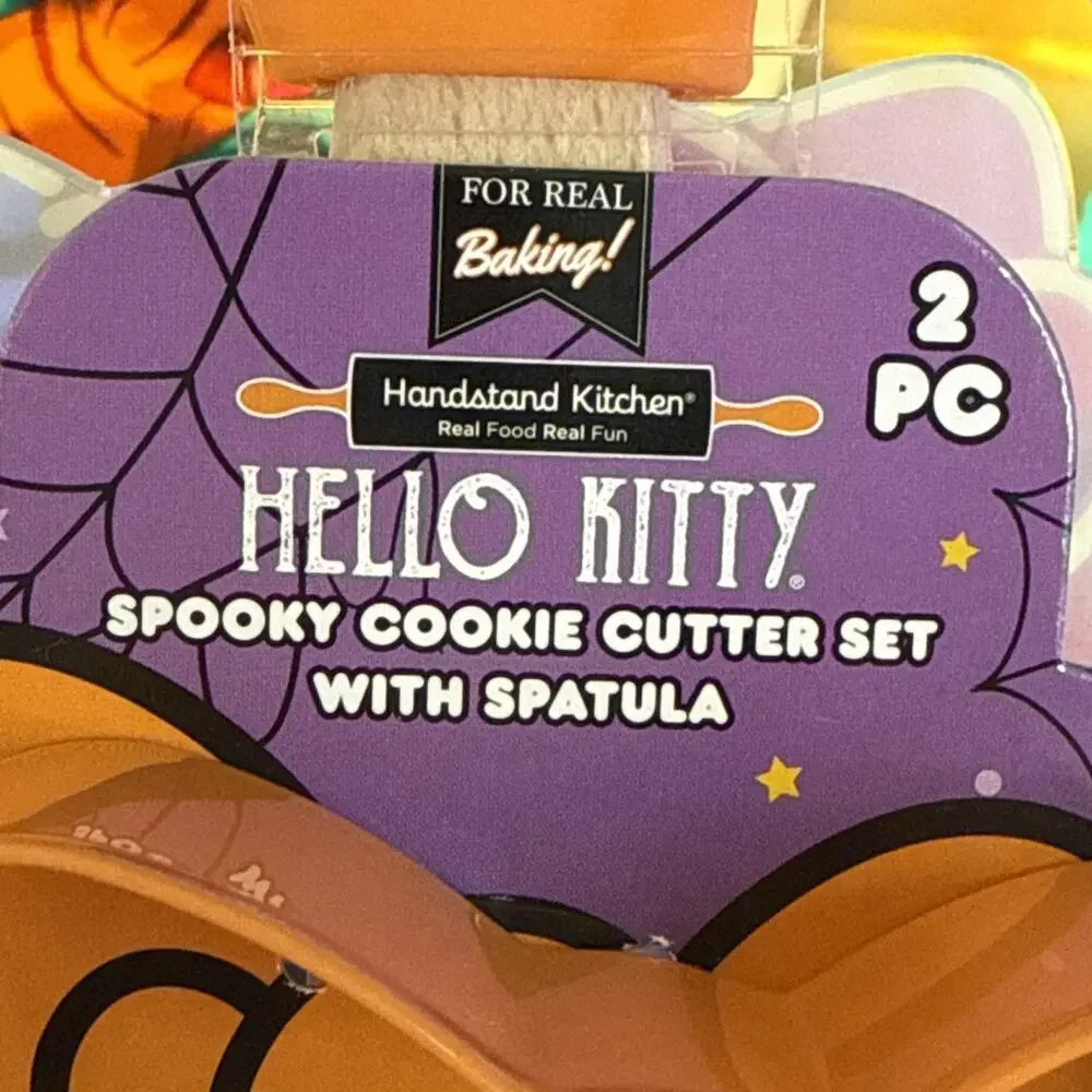 Hello Kitty Cutter Spatula Set 2 Pc 2024 Sanrio Halloween Spooky Cookie Baking